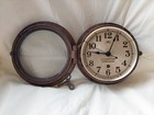 Vintage Seth Thomas Us Maritime Commission Clock In Bakelite Case   Wind-up Key