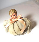 Vintage Celluloid Pin Cushion Doll