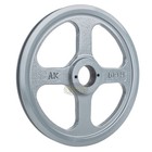 Cast Iron 10 75  Single Groove Pulley Belt A Section 4l With 1  Sheave Bushing