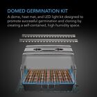 Heavy Duty Humidity Dome Extended Height Kit With Heat Mat  Led Lights  5x8 Tray