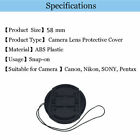 Universal Plastic Snap-on Front Lens Cap Cover For Canon Nikon Slr Dslr Camera