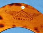Pgv - Traditional Art Boomerang By Jack Burwell - Australia - 1960s - Right Hand