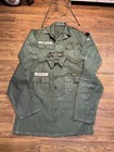 Vintage 50s Us Military Hbt Utility Jacket Men L Army Korean War Herringbone  2 