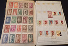Stamp Collection- Morocco -collection On 9 Vintage Approval Pages  j234 