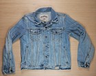 Abercrombie Fitch Usa Youth Girls Denim Trucker Jacket Size L Heavyweight