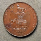 Great Britain 1797 Half Penny Warwickshire 259  Coventry Conder Token Grey Friar
