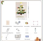 Diy Festive Christmas Tree Punch Needle Kit Starter Set For Beginners New