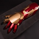 1 1 Iron Man Mk42 Gauntlet Armor Blaster Arm Wearable Led Palm Gloves Cos Props