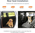 Adjustable Dog Car Barrier For Vehicles  59 72 X 5 20 X 16 46 In  Black