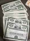  lot Of 80  Sinclair Oil Corporation Stock Certificate 40 Orange  40 Green Wow 