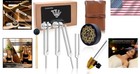 Elegant Chakra Tuning Forks Healing Set - Four Essential Frequencies Included