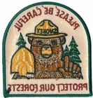     Official Smokey Bear Protect Forests Embroidered Patch Only You Friends - New 