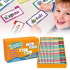 30 Read And Rhyme Flip Books Abc Vocabulary Educational Flash Cards Family Lear