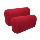 2pcs Sofa Armchair Covers Stretch Chair Arm Protector Armrest Cover  1 Pocket