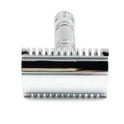Parker 24c -three Piece Open Comb Smooth Double Edge Safety Razor   5 Blades 