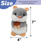 Talking Hamster Repeats What You Say Mouse With Pine Nodding Electric Interactiv
