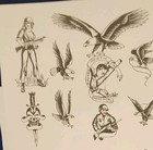 Ralph Johnstone 10 Page Vintage Flash Set Prints   Northwest Tattoo Museum