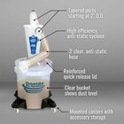 Oneida Air Systems Dust Deputy Deluxe All-clear Cyclone Separator Kit W  Wheels