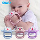 Never Drop Silicone Teething Toys For Babies infant Hand Teether Pacifiers Breas