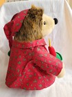 Plush Prickles Hedgehog In Nightshirt cap   Candle By Russ Berrie   Co Ltd  Uk