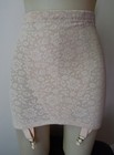 Vintage Crown-ette  full-freedom  Open Bottom Girdle     Sz 28 m New Beige