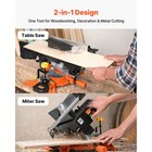 Uimoso 8-1 4 Inch Blade Compound Miter Saw With Dual Functionality For Wood