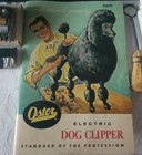 Vntg Professional Oster A-5 Animal Grooming Pet Clippers W box instructions Work
