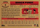 Brock Purdy - 2026 Nfl Living Set - Card 7 - Topps Football 49ers -   Presale  