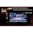 Dual Electronics Dv271bt Double Din Car Stereo 6 2  Touchscreen Dvd Bluetooth