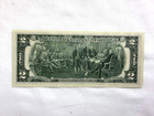 First Day Issue April 13  1976 Bicentennial Two Dollar Bill Stamped Dunkirk  Ny