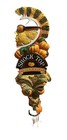 Rare 12-1 4  Shock Top Pumpkin Wheat Ale Beer Tap Handle Knob Man Cave