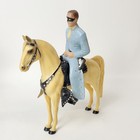 Vintage 1950s Hartland Figures The Lone Ranger   Tonto  W  Horses Silver   Scout