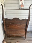 Antique Oak Wash Stand Dresser With Towel Bar