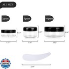50pcs 10 Gram Sample Containers  10ml Empty Jars With Lids  Small Cosmetic Co