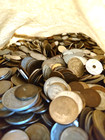 Lot Of Vintage Foreign Coins 5 Pounds - Good Mix Of 500  Coins 