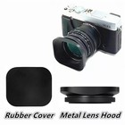 52mm Square Metal Lens Hood Universal Retro Reduce Light For Fujifilm Leica