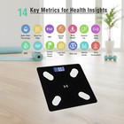Smart Scale For Body Weight  Body Fat  Bmi   Muscle Mass Analyzer 400lb Capacity