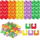 600 Pcs Toe Separators Unisex  Soft Foam Finger Divider Spacer Set  Multicolour