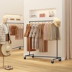 Rolling Clothing Racks For Hanging Clothes Z Rack Hold 230lbs Industrial