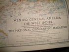 Lot Of 6 Vintage National Geographic Maps Circa 1938 -39 Assorted Variety Great 