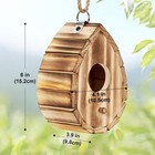 Hummingbird House wooden Birdhouse For Outside hanging Small Bird Houses
