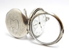 Antique Pocket Watch Longines Open Face Case Silver 50mm Circa 1905 Working