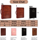 Extra Large Bible Cover Case For Men Women  Mens Bible Covers Cases Leather Bibl