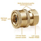 Pressure Washer Couplers Brass Fittings 1 4 Inch Quick Connect To Female Npt Soc