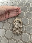 Art Nouveau Whiting Davis Sterling Silver Mesh Coin Purse With Chain Sign W d