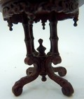 Vintage Bespaq Carved Side Table 1 12 Dollhouse Miniature