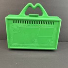 Vintage 1988 Mcdonald s Happy Meal Green Plastic Lunch Box School Ronald Grimace