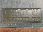 1929-1933 President Hoover Political Sign