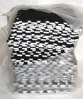 30 Black Plush Puzzle Foam Floor Mat Soft Fluffy Interlocking Square Tiles 12x12