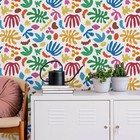 Reusable Plastic Wall Stencil Template 23 2    X 37 4    Allover Matisse Abstract 